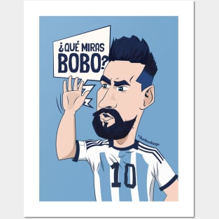 messi Qué mirás bobo Andá pa allá Posters and Art